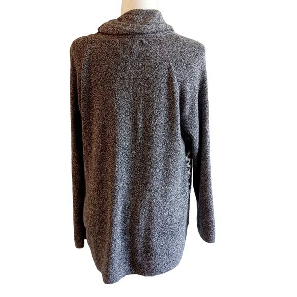 Ruby Rd. Drawstring Cowl Neck Sweater - Picture 3 of 6